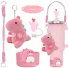 Accesorios Decorativos Stanley Correa de Mano de Cuerda Trenzada Estuche para Labial Llavero Duende Briqueta Funda de Silicona Antideslizante para Taza
