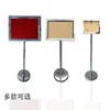 Suporte de Chão Dupla Face em Aço Inoxidável Placa de Água Placa Externa Placa de Exibição A4 Quadro de Avisos A3 Placa de Boas-Vindas Concierge
