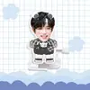 Figura de Robot de Plástico Acrílico que Camina y se Da Cuerda de Wang Lujie, Merchandising de Celebridad, Hecho a Medida Según tu Imagen