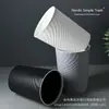 Cubo de basura para sala de estar, cocina, dormitorio creativo, baño, oficina en casa, cubo de basura grande sin tapa