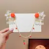 Accesorios para el Cabello Hanfu Infantil Cadena para la Frente Pinza para el Cabello Estilo Antiguo para Niña Pinza para el Cabello Hada Súper Flores Retro Borlas Temperamento Estilo Chino