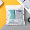 Bolsa de Empaque Transparente Independiente Universal para Ropa Interior de Hombre y Mujer Bolsa de Papel Kraft para Ropa Interior Bolsa con Cierre Ziplex Bolsa con Cierre de Cremallera de PE