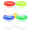 Lavapinceles de Pintura Artística Infantil Transfronterizo Multifuncional Antifugas Taza para Mezclar Colores Portátil Taza Lavapinceles de Acrílico para Acuarela