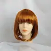 Fornecimento de Perucas com Franja Completa para Estudantes, Cortes Bob Coloridos, Perucas de Cabelo Curto para Halloween, Acessórios de Cabelo, Fantasias de Halloween