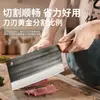 Faca de Cozinha para Picar e Cortar, Faca Doméstica Forjada de Dupla Finalidade, Faca de Cozinha Afiada para Picar Legumes, Faca Comercial para Cortar Carne, Faca para Picar Ossos, Aço Inoxidável