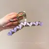 Pinza para el Cabello de Alta Gama Estilo Coreano, Pinza de Tiburón Grande de Dongdaemun, Adecuada para Cabello Grueso, Pasador para Mujeres, Pinza para la Parte Posterior de la Cabeza
