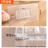 Parche Adhesivo para Caja de Servilletas de Papel, Parche Adhesivo Ranurado en Forma de Tira Larga sin Rastro, Adhesivo Fuerte sin Taladro para Colocar Objetos, Base Adhesiva para Soporte de Cepillo de Dientes