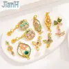 Banho de Ouro Real 18K Corrente de Extensão Estilo Chinês Ouro Antigo Gotejamento de Óleo Corrente de Conexão para Pulseira Colar Acessórios DIY Acessórios