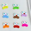 Ojos de caricatura, boca de salchicha, accesorios DIY, artículos hechos a mano, artículos de uso diario, decoraciones para fundas de teléfono, adornos para zapatos, parches decorativos de PVC