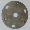 Accesorios para Mesa y Silla de Muebles de Tres Agujeros, Placa Redonda Pequeña de Acero Prensado en Frío Conectores de Ferretería para Muebles, Piezas Pequeñas de Hierro