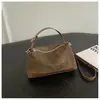 Bolso de axila con estampado de leopardo y ante transfronterizo para mujer, nuevo bolso de hombro de nicho de lujo ligero 2026, bolso cruzado, bolso de mujer más vendido