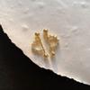 Pendientes Chapados de Plata 925 con Cierre de Rosca para Mujer, Diseño de Nicho, Clavos de Oreja de Gama Alta, Modernos para el Viaje al Trabajo