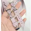 Adecuado para Pulsera Huawei 11Pro, Nueva Correa de Reloj Kt Cat Incrustada con Diamantes 10Nfc, Correa de Reloj de Cuero Linda y Lujosa