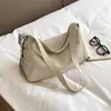 Bolso de mano texturizado de moda estilo coreano, bolso de hombro exquisito para el antebrazo, tejido, nuevo bolso cruzado de otoño 2026 para mujer