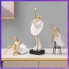 WG6Q Adornos de Niña de Ballet Clásico Lujo Ligero Mueble de TV Aparador de Vino Decoraciones para el Hogar Arte de Danza Alta