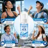 Spray Refrescante y Enfriador KineShineX para Uso al Aire Libre en Verano, Alivia la Sensación de Calor y Opresión en la Superficie del Cuerpo, Proporciona Frescura Refrescante e Hidratante