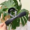 Pinza de Agarre Estilo Coreano Talla Grande Lazo de Un Carácter Pinza para Cola de Caballo Alta Pinza Simple para el Cabello Hebilla de Lazo de Alta Calidad para Mujer