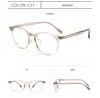 Armazones Transparentes Marrones Dr.Lolly Ultra-Ligeros de Tr90 para Gafas de Prescripción Se Pueden Equipar con Lentes, Ofreciendo un Aspecto de Marco Grande de Alta Gama
