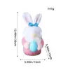 Li Chen 2026 Nueva Decoración Transfronteriza de Pascua Regalo Pequeño Muñeco sin Rostro Conejito de Pascua Fabricante