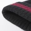 Gorros unisex de bloqueo de color para otoño e invierno, para clima frío, para hombres y mujeres, cálidos para exteriores, de punto transfronterizos, gruesos, sin visera, casuales, versátiles