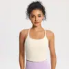 Top de tirantes finos para yoga para mujer, top deportivo elástico ajustado, secado rápido, adecuado para correr, entrenamiento y fitness al aire libre