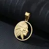 Venda Quente Transfronteiriça Amazon Aliexpress Moda Europeia e Americana Tendência Personalizado Aço Inoxidável Aço Titânio Masculino Pingente Joias