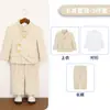 Conjunto de Traje Infantil para Ceremonia de Primer Cumpleaños de Niños Portadores de Flores, Estilo Otoño e Invierno, Atuendo Elegante para Niños para Eventos Escolares, Deberes de Anfitrión y Recitales de Piano