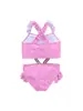 Trajes de baño de una pieza para niñas, nuevos de fábrica, con dibujos animados, de secado rápido, triangulares, para aguas termales.