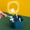 Caja de condimentos integrada para cocina con múltiples compartimentos y tapa, set a prueba de polvo, tarro de sal para el hogar, colección de cajas de almacenamiento con compartimentos para esencia de pollo y condimentos