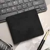 Nueva Cartera Vertical para Hombre Ultra-Delgada Corta Versión Ligera Sin Estampar Cartera de Piel Suave Cartera con Múltiples Ranuras para Tarjetas Cartera Venta al por Mayor