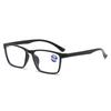 Y0003 nuevas gafas TR90 anti-luz azul para hombres y mujeres, estilo coreano, montura cuadrada retro, montura pequeña con montura para miopía.