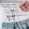 Broche para fijación de dobladillo invisible en blusas, herramienta ajustable para acortar dobladillos, hebilla de nudo, pinza fijadora para camisetas, pinza para esquina de dobladillo
