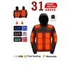 Moletom masculino com aquecimento USB, personalizado de fábrica, para o mercado transfronteiriço, jaqueta de inverno com capuz, roupa térmica inteligente de temperatura constante
