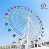 Parque de atracciones grande al aire libre punto de referencia equipo de atracción de parque de atracciones rueda de la fortuna de 42 metros fuente de equipo de atracción fabricantes del campo