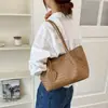Bolso Tote de Tejido para Viajes Diarios para Mujer 2026 Nuevo Verano Bolso de Hombro Único Retro de Alta Gama Bolso de Mano de Gran Capacidad