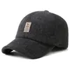 Sombrero Hombre Invierno Gorra Plana Engrosada Cálida Gorra de Visera de Pato Mediana Edad y Anciano Papá Exterior A Prueba de Frío Sombrero de Cuero Protección para las Orejas Sombrero de Algodón