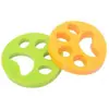 Quitapelusas de Silicona Reutilizable Lavable Forma de Pata de Gato Redondo y Forma de Flor Pegatina para Pelo de Mascota Polvo Para Ropa Sofá Cama Sin Rodillo Quitapelusas Desechable 300 Piezas Por Caja