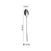 Cuchara de Acero Inoxidable 1010 Hogareña Engrosada para Comer Cuchara Redonda Cuchara de Postre Utensilios de Mesa de Acero Inoxidable 304 Brillante como un Espejo