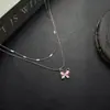 Collar con Borla de Perlas y Mariposa Dulce y Fresco para Mujer, Cadena de Cuello con Colgante de Diseño Exclusivo de Lujo Ligero, Cadena para Suéter, Exquisita Cadena para Clavícula