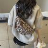 Bolso bandolera informal de estilo coreano para mujer, bandolera de lona a cuadros, estilo Ruiying, para el pecho, combina con todo, otoño 2024