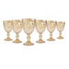 Taça de Vinho Tinto Diamante Retrô Estilo Europeu Gravada Copo Colorido Criativo Taça de Vinho de Vidro Espesso