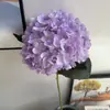Simulados 252 Piezas de Hortensia Grande Boda Hogar Elegante Flor Artificial de Seda Salón de Bodas Flor Decorativa Hortensia Individual Flor Artificial
