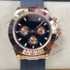 Reloj para Hombre Rolex Daytona Serie 40mm Multifuncional Cronógrafo Incrustado de Diamantes Mecánico Totalmente Automático Aliexpress