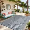 Material Plástico com Textura Linear, Tapete para Praia e Piscina, Resistente ao Desgaste, Espessado, Tapete Dobrável para RV, Tapete Antienvelhecimento para Varanda e Pátio