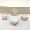 Lindos accesorios de resina de gatito mini brillantes de dibujos animados Gato KT Material para funda de teléfono DIY para niños caja de almacenamiento accesorios para el cabello