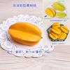 Atacado de espuma de frutas artificiais ponderado manga amarela de plástico banana carambola tropical falso modelo de frutas brinquedos decorativos