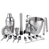 Venta caliente de Amazon Traje Shaker estilo europeo dispensador de vino de acero inoxidable juego completo contenedor de cócteles de bar utensilios de bar