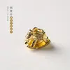Estilo Antiguo Elegante Oriental Cobre Chapado en Oro DIY Forma de Cintura Pequeña Esmalte de Color Caballo Pequeño Nudo de Bambú Pulsera Hecha a Mano Accesorios para Collar