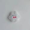 Chaveiro de acessórios de boneca coelho filhote versão Q fofa pingente de bolsa presente de pelúcia infantil atacado