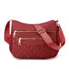 Carteira de Negócios, Porta-Moedas, Bolsa Transversal de Cor Sólida, Bolsa para Mãe, Multi-Bolsos, Multi-Camadas, Bolsa Transversal de Ombro, Bolsa Feminina Tendência em Nylon